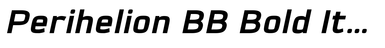 Perihelion BB Bold Italic